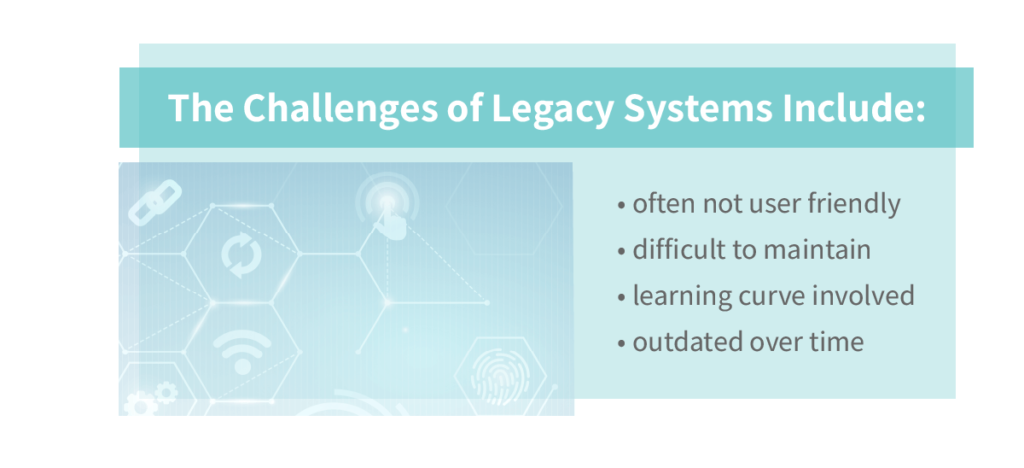 Effects of using legacy systems in business